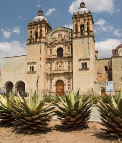 Cathedral and Pilgrimage Site in Oaxaca, Mexico. Templo de Santo Domingo
